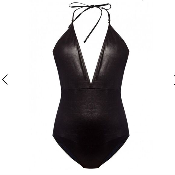 ZADIG & VOLTAIRE ONE-PIECE BLACK SKULL WOMEN'S SWIMSUIT size 8 - Picture 4 of 15